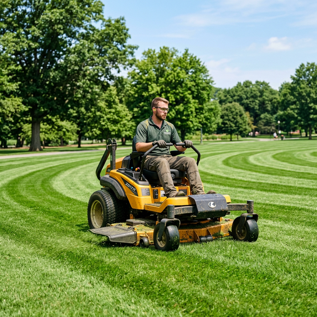 Lawn mowing and maintenance service